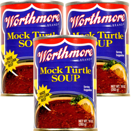 Worthmore Mock Turtle Soup 10oz Can 3pk