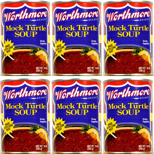 Worthmore Mock Turtle Soup 10oz Can 6pk