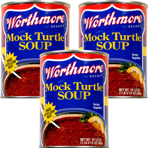 Worthmore Mock Turtle Soup 19.5oz Can 3pk