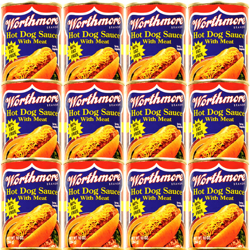 Worthmore Hot Dog Sauce with Meat 10oz Can 12pk