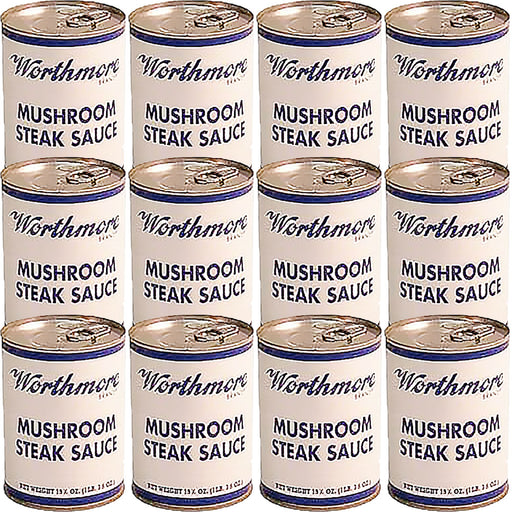 Worthmore Mushroom Steak Sauce 19.5oz Can 12pk