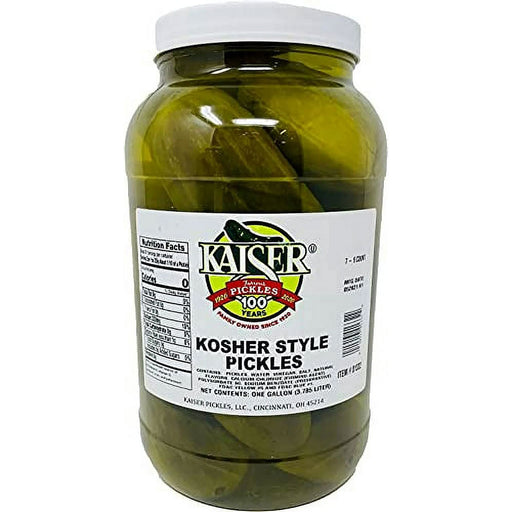 Kaiser Kosher Pickles Gallon Jar