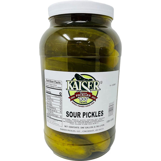 Kaiser Sour Pickles Gallon Jar