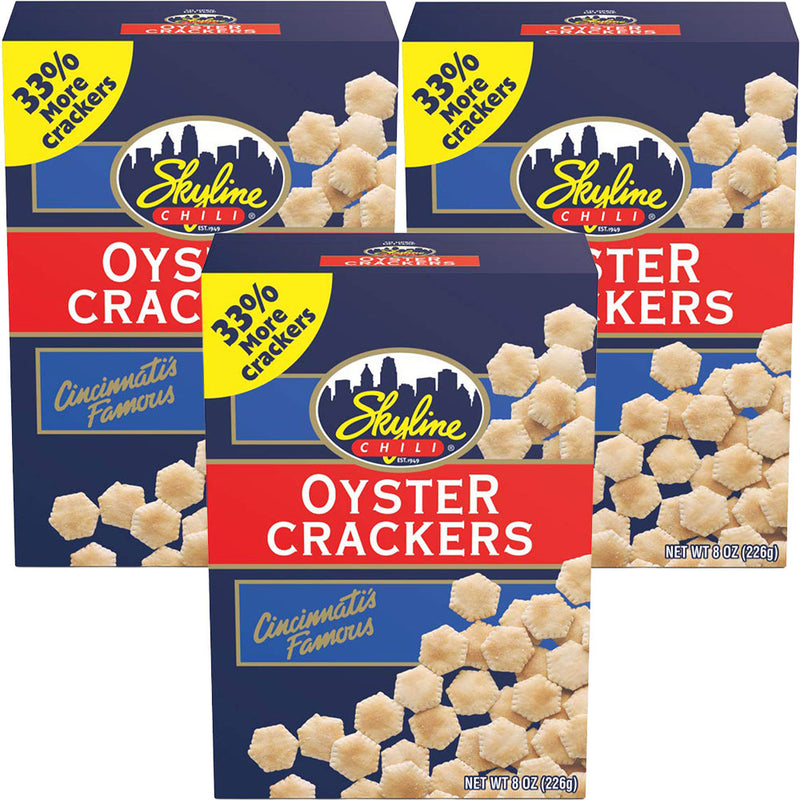 Skyline Chili Oyster Crackers 8oz Box 3pk