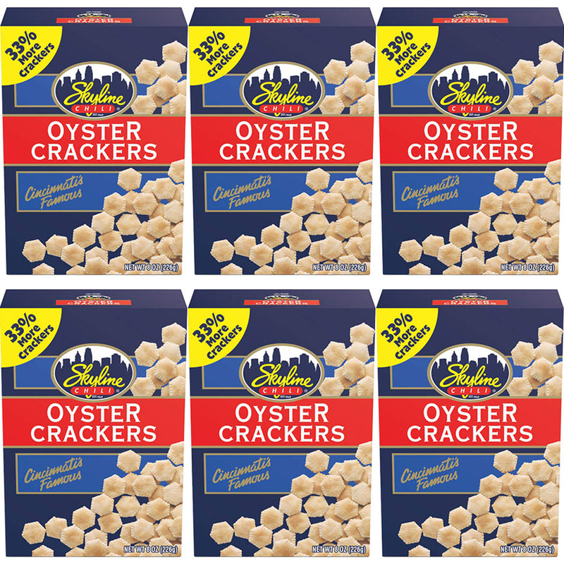 Skyline Chili Oyster Crackers 8oz Box 6pk
