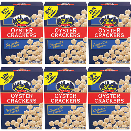 Skyline Chili Oyster Crackers 8oz Box 6pk