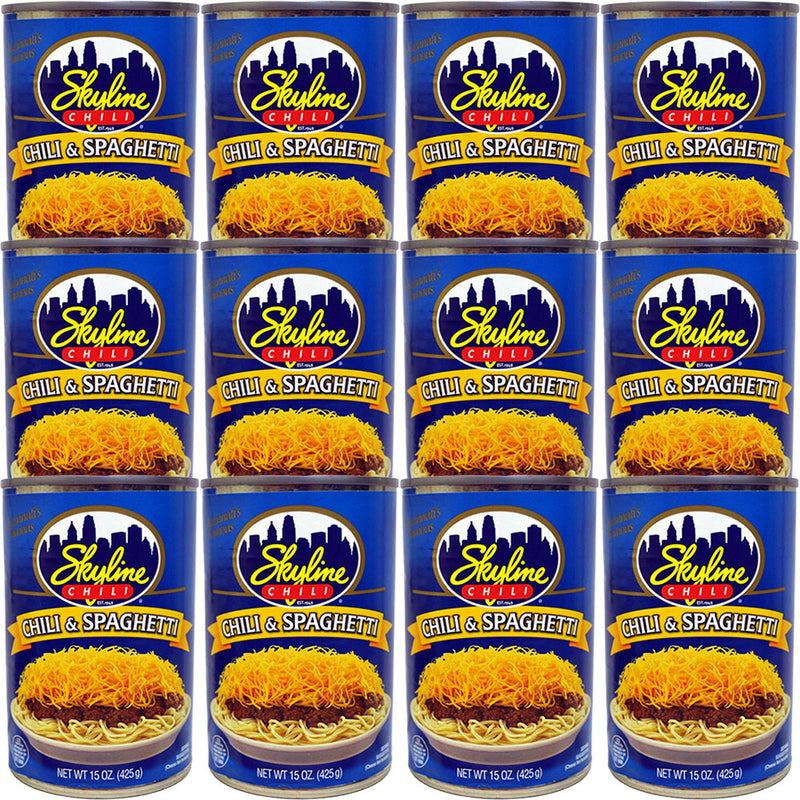 Skyline Chili and Spaghetti 15oz Can 12pk