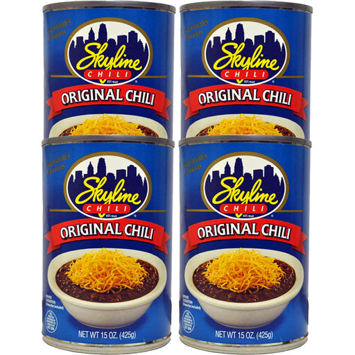 Skyline Original Chili 15oz Can 4pk