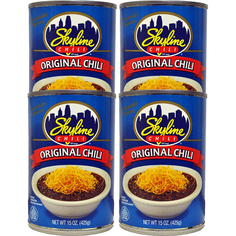 Skyline Original Chili 15oz Can 4pk