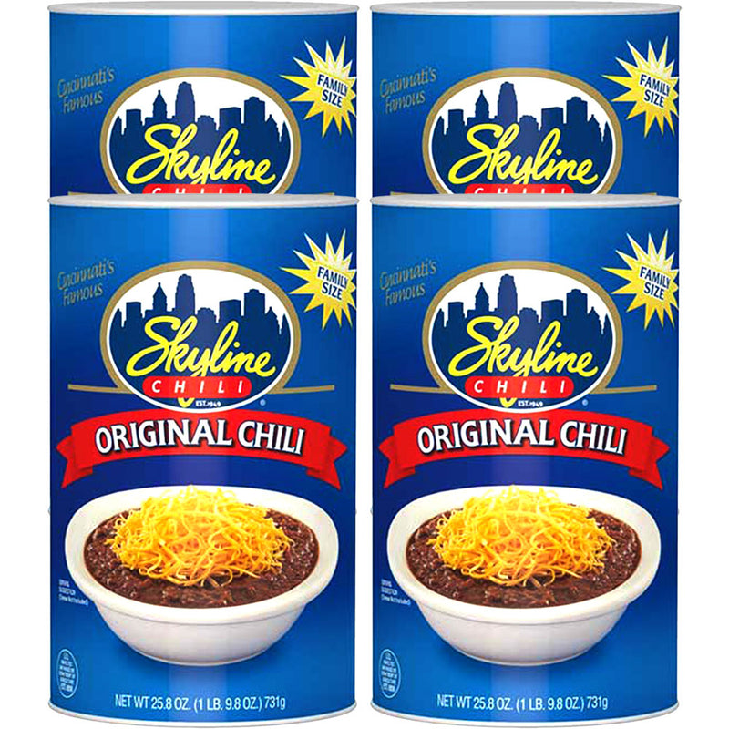 Skyline Original Chili 25.8oz Can 4pk