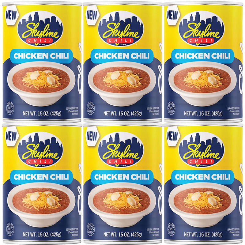Skyline Chicken Chili 15oz Can 6pk