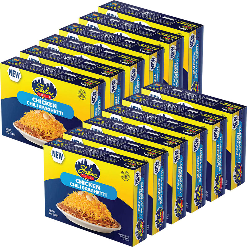 Skyline Heat and Eat Chicken Chili Spaghetti 7oz Box 12pk