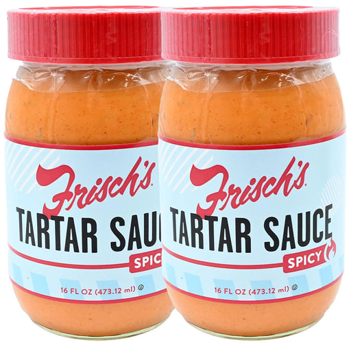 Frisch's Spicy Tartar Sauce 16oz Jar 2pk