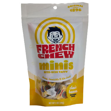 French Chew Minis Banana 5oz Bag