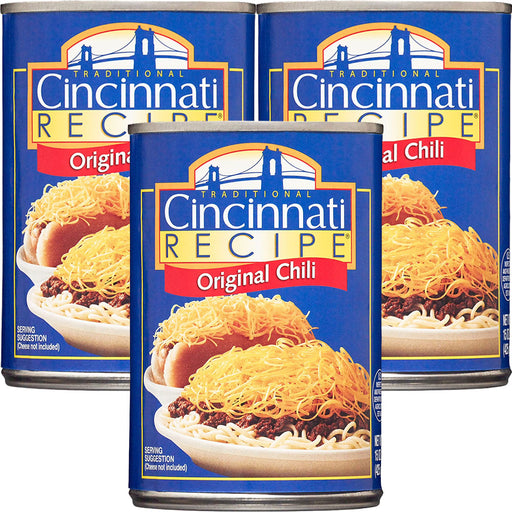 Cincinnati Recipe Original Chili 15oz Can 3pk