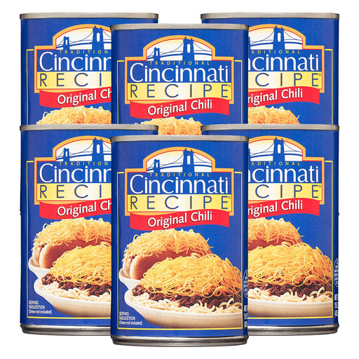 Cincinnati Recipe Original Chili 15oz Can 6pk