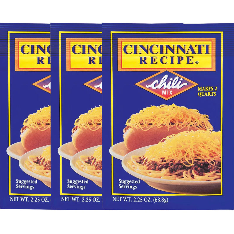 Cincinnati Recipe Chili Mix 2.25oz 3pk