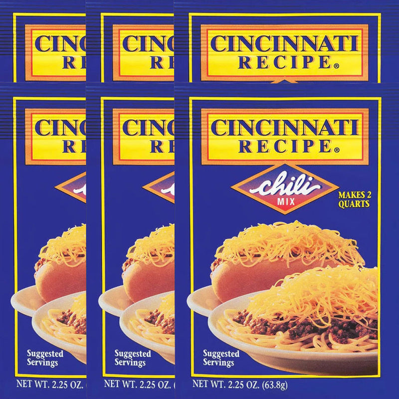 Cincinnati Recipe Chili Mix 2.25oz 6pk