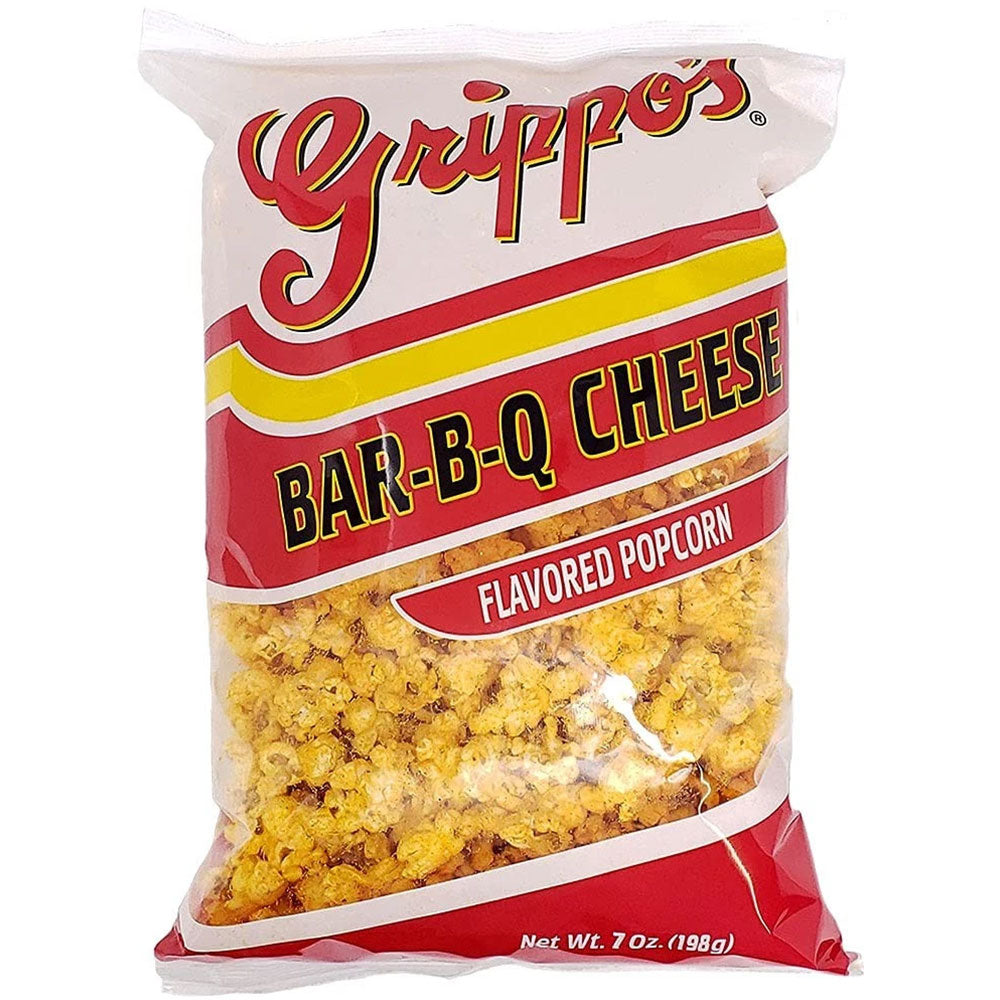 Grippos BBQ Cheese Popcorn 7oz Bags 12ct