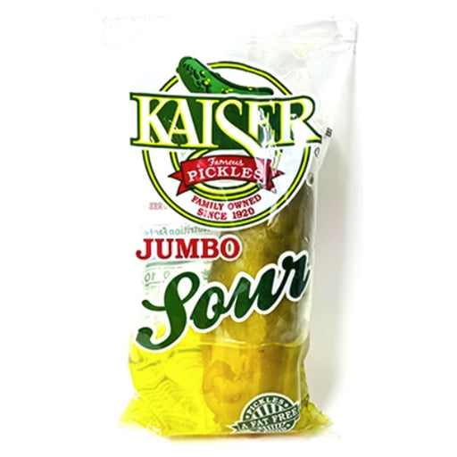 Kaiser Jumbo Sour Dill Pickle Pouches 12ct Box