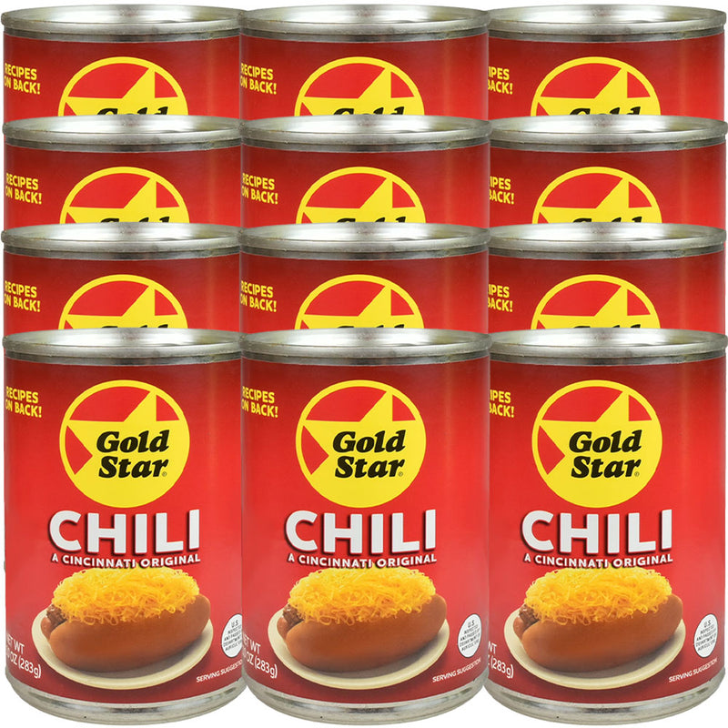 Gold Star Chili 10oz Can 12pk