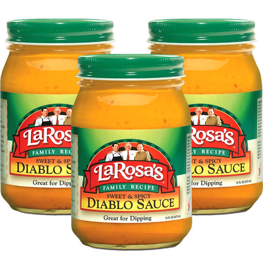 LaRosa's Sweet and Spicy Diablo Sauce 16oz Jar 3pk