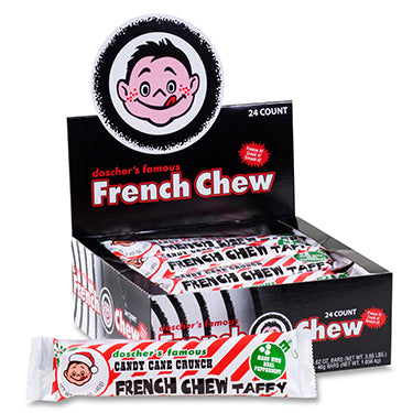 French Chew Candy Cane Crunch 24ct Box