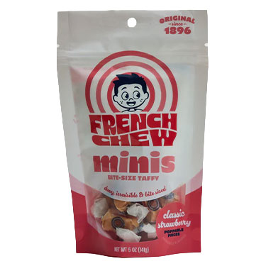 French Chew Minis Strawberry 5oz Bag